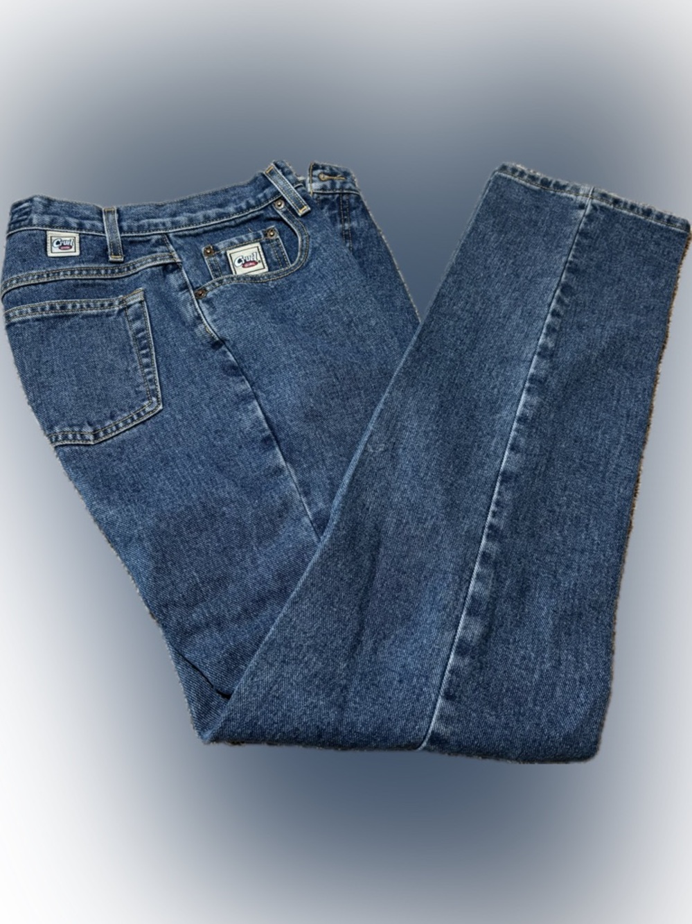 E124 Vintage Cruel Girl Slim Fit Jeans, Size 7 Long
